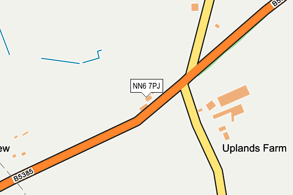 NN6 7PJ map - OS OpenMap – Local (Ordnance Survey)