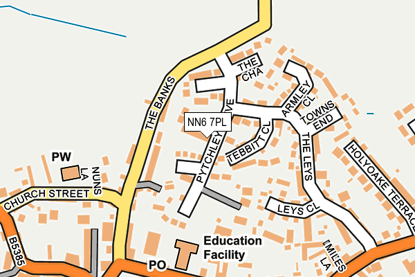 NN6 7PL map - OS OpenMap – Local (Ordnance Survey)