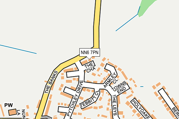 NN6 7PN map - OS OpenMap – Local (Ordnance Survey)