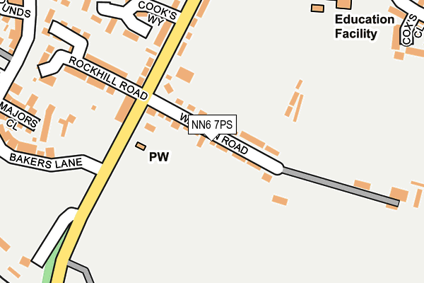Map of FRANK AND STEINER LTD at local scale