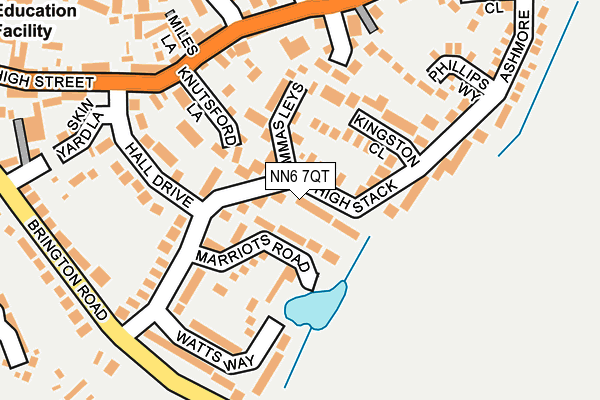 NN6 7QT map - OS OpenMap – Local (Ordnance Survey)