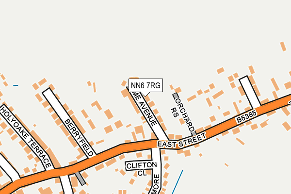 NN6 7RG map - OS OpenMap – Local (Ordnance Survey)