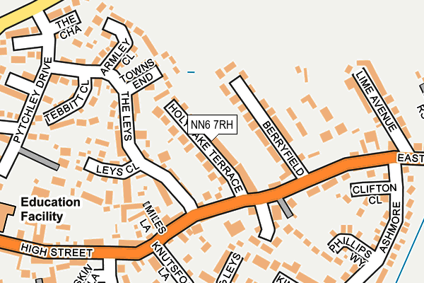 NN6 7RH map - OS OpenMap – Local (Ordnance Survey)