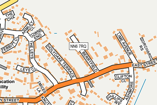 NN6 7RQ map - OS OpenMap – Local (Ordnance Survey)