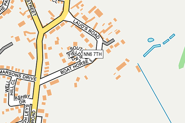 NN6 7TH map - OS OpenMap – Local (Ordnance Survey)