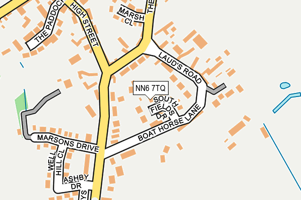NN6 7TQ map - OS OpenMap – Local (Ordnance Survey)