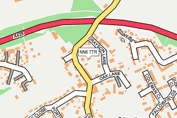 NN6 7TR map - OS OpenMap – Local (Ordnance Survey)
