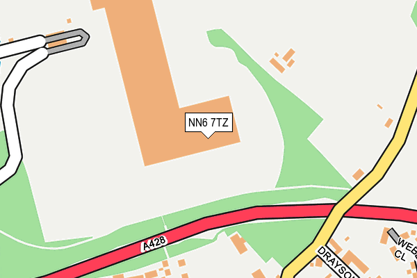 NN6 7TZ map - OS OpenMap – Local (Ordnance Survey)