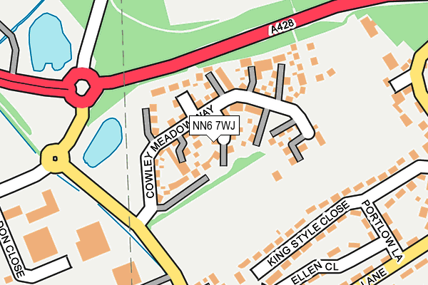 NN6 7WJ map - OS OpenMap – Local (Ordnance Survey)