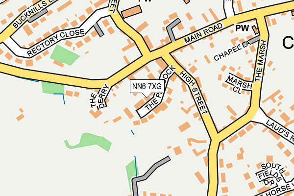NN6 7XG map - OS OpenMap – Local (Ordnance Survey)
