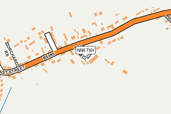NN6 7XH map - OS OpenMap – Local (Ordnance Survey)