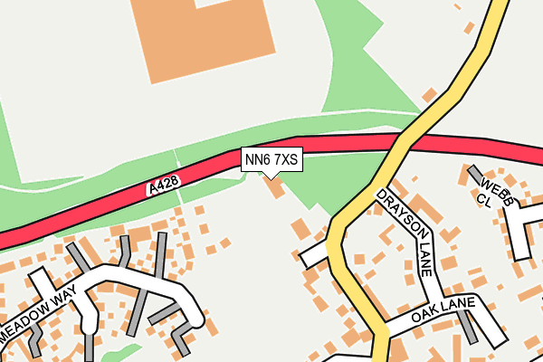 NN6 7XS map - OS OpenMap – Local (Ordnance Survey)