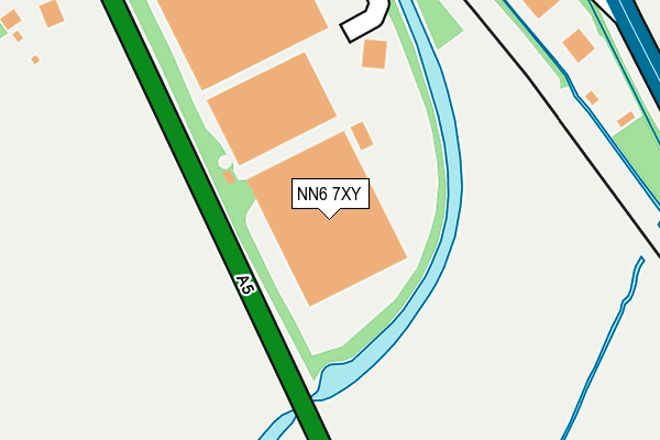 NN6 7XY map - OS OpenMap – Local (Ordnance Survey)