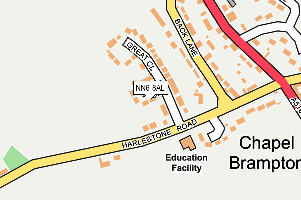 Map of CADERE LTD at local scale
