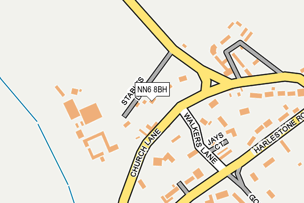 NN6 8BH map - OS OpenMap – Local (Ordnance Survey)