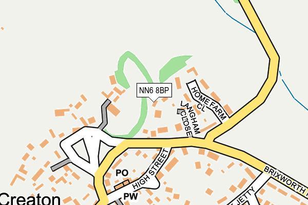 NN6 8BP map - OS OpenMap – Local (Ordnance Survey)