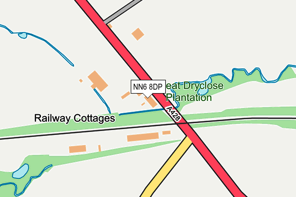 NN6 8DP map - OS OpenMap – Local (Ordnance Survey)