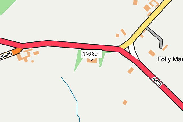 NN6 8DT map - OS OpenMap – Local (Ordnance Survey)