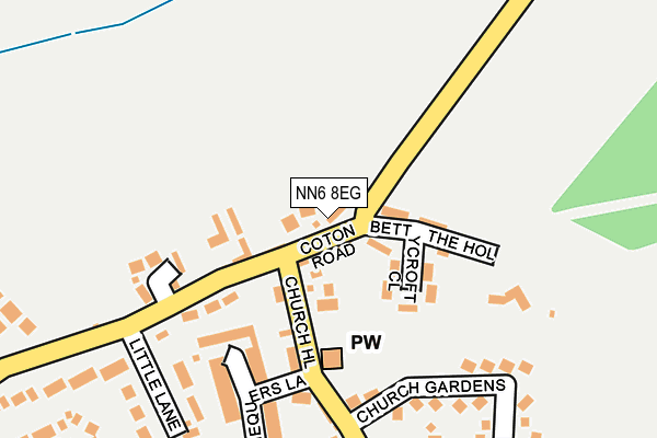 NN6 8EG map - OS OpenMap – Local (Ordnance Survey)