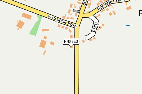 NN6 8ES map - OS OpenMap – Local (Ordnance Survey)