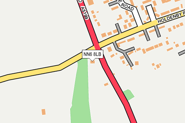 NN6 8LB map - OS OpenMap – Local (Ordnance Survey)
