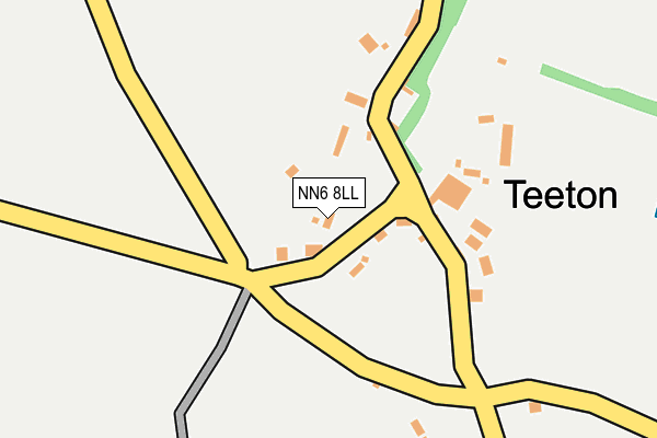NN6 8LL map - OS OpenMap – Local (Ordnance Survey)
