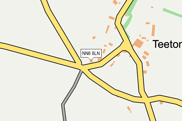NN6 8LN map - OS OpenMap – Local (Ordnance Survey)