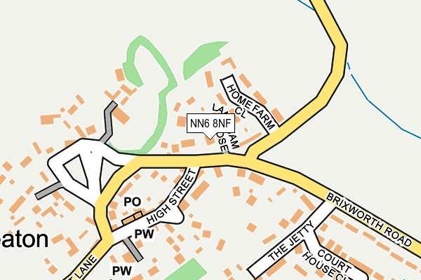 NN6 8NF map - OS OpenMap – Local (Ordnance Survey)