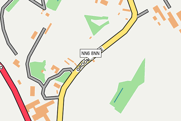 NN6 8NN map - OS OpenMap – Local (Ordnance Survey)