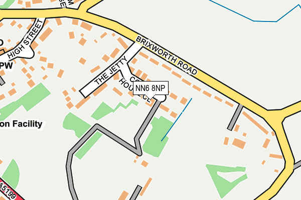 NN6 8NP map - OS OpenMap – Local (Ordnance Survey)