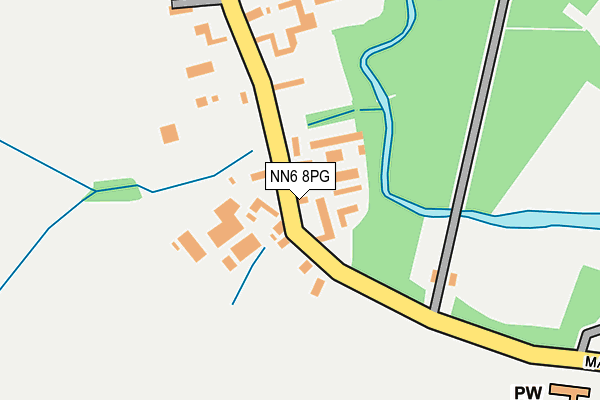 NN6 8PG map - OS OpenMap – Local (Ordnance Survey)