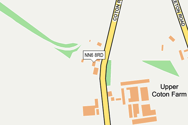 NN6 8RD map - OS OpenMap – Local (Ordnance Survey)