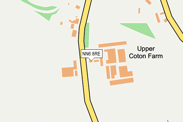 NN6 8RE map - OS OpenMap – Local (Ordnance Survey)