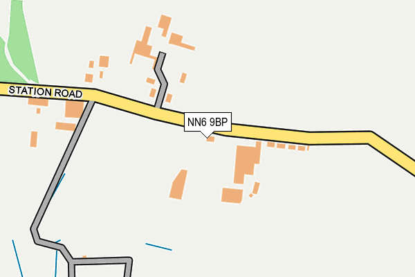 NN6 9BP map - OS OpenMap – Local (Ordnance Survey)