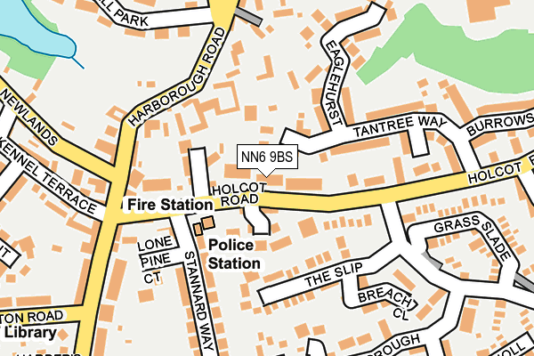 NN6 9BS map - OS OpenMap – Local (Ordnance Survey)