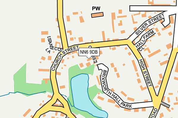 NN6 9DB map - OS OpenMap – Local (Ordnance Survey)