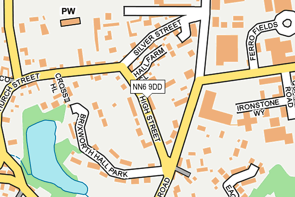 NN6 9DD map - OS OpenMap – Local (Ordnance Survey)