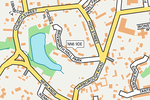 NN6 9DE map - OS OpenMap – Local (Ordnance Survey)