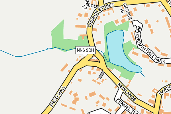 NN6 9DH map - OS OpenMap – Local (Ordnance Survey)