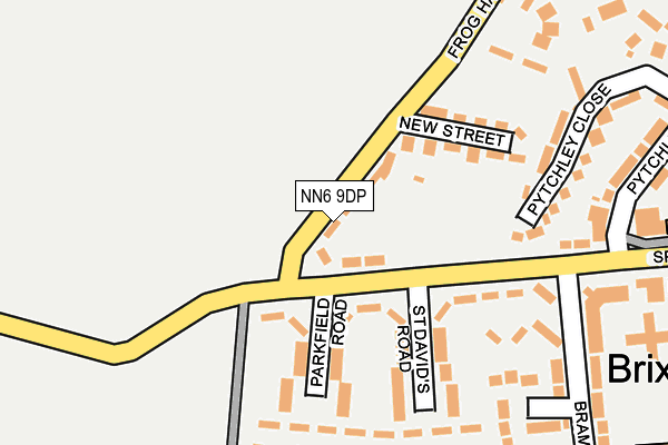 NN6 9DP map - OS OpenMap – Local (Ordnance Survey)