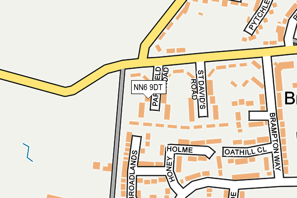NN6 9DT map - OS OpenMap – Local (Ordnance Survey)