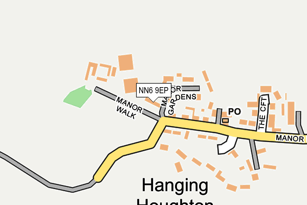 NN6 9EP map - OS OpenMap – Local (Ordnance Survey)