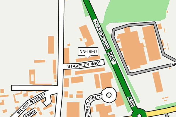 NN6 9EU map - OS OpenMap – Local (Ordnance Survey)