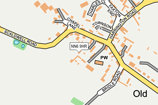 NN6 9HR map - OS OpenMap – Local (Ordnance Survey)