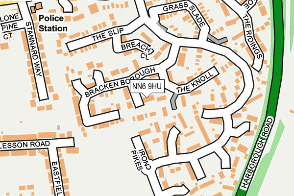 NN6 9HU map - OS OpenMap – Local (Ordnance Survey)