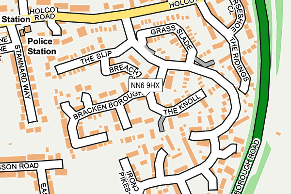 NN6 9HX map - OS OpenMap – Local (Ordnance Survey)