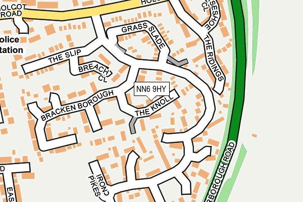 NN6 9HY map - OS OpenMap – Local (Ordnance Survey)