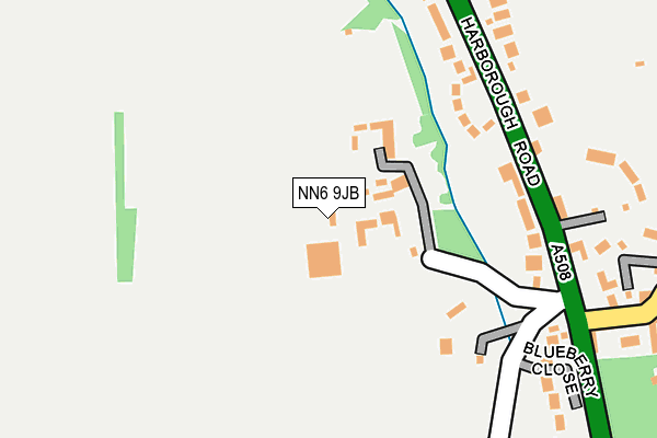 NN6 9JB map - OS OpenMap – Local (Ordnance Survey)