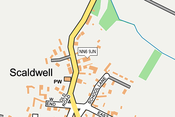 NN6 9JN map - OS OpenMap – Local (Ordnance Survey)