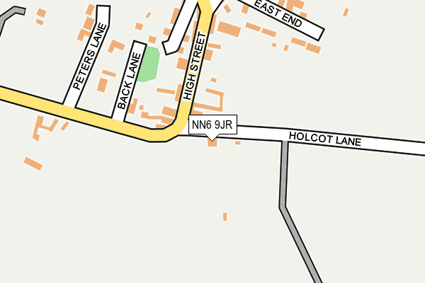 NN6 9JR map - OS OpenMap – Local (Ordnance Survey)